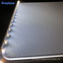 Painel de guia de luz/ folha de acrílico prismático para LGP